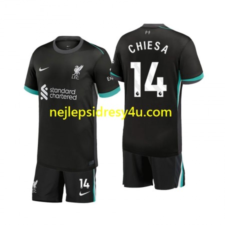 Fotbalový Dres Liverpool Chiesa 14 Dětské Venkovní 2024/25